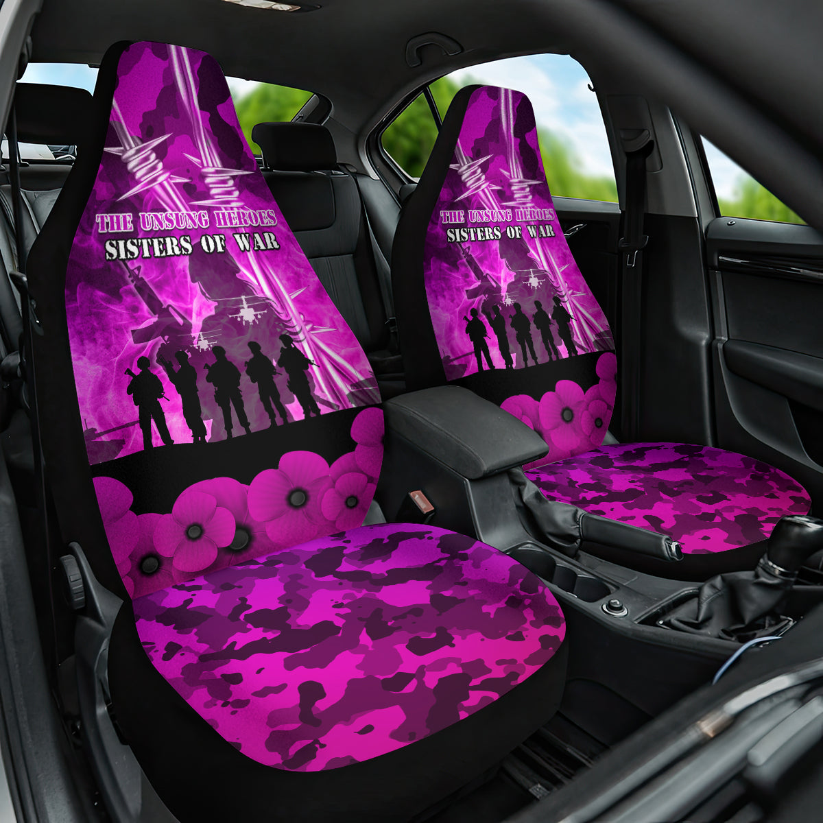Australia ANZAC Day Car Seat Cover The Unsung Heroes Sisters of War