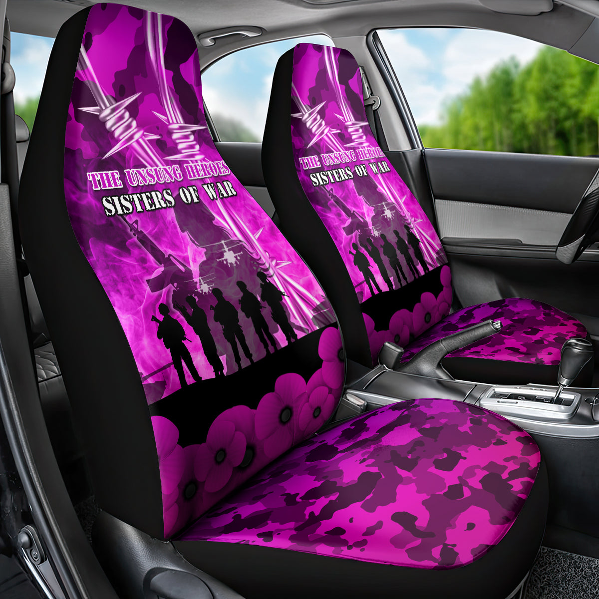 Australia ANZAC Day Car Seat Cover The Unsung Heroes Sisters of War