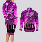 Australia ANZAC Day Couples Matching Long Sleeve Bodycon Dress and Long Sleeve Button Shirt The Unsung Heroes Sisters of War