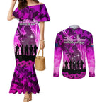 Australia ANZAC Day Couples Matching Mermaid Dress and Long Sleeve Button Shirt The Unsung Heroes Sisters of War