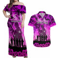 Australia ANZAC Day Couples Matching Off Shoulder Maxi Dress and Hawaiian Shirt The Unsung Heroes Sisters of War