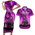 Australia ANZAC Day Couples Matching Short Sleeve Bodycon Dress and Hawaiian Shirt The Unsung Heroes Sisters of War