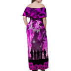 Australia ANZAC Day Family Matching Off Shoulder Maxi Dress and Hawaiian Shirt The Unsung Heroes Sisters of War