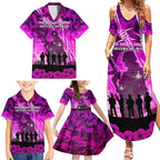 Australia ANZAC Day Family Matching Summer Maxi Dress and Hawaiian Shirt The Unsung Heroes Sisters of War