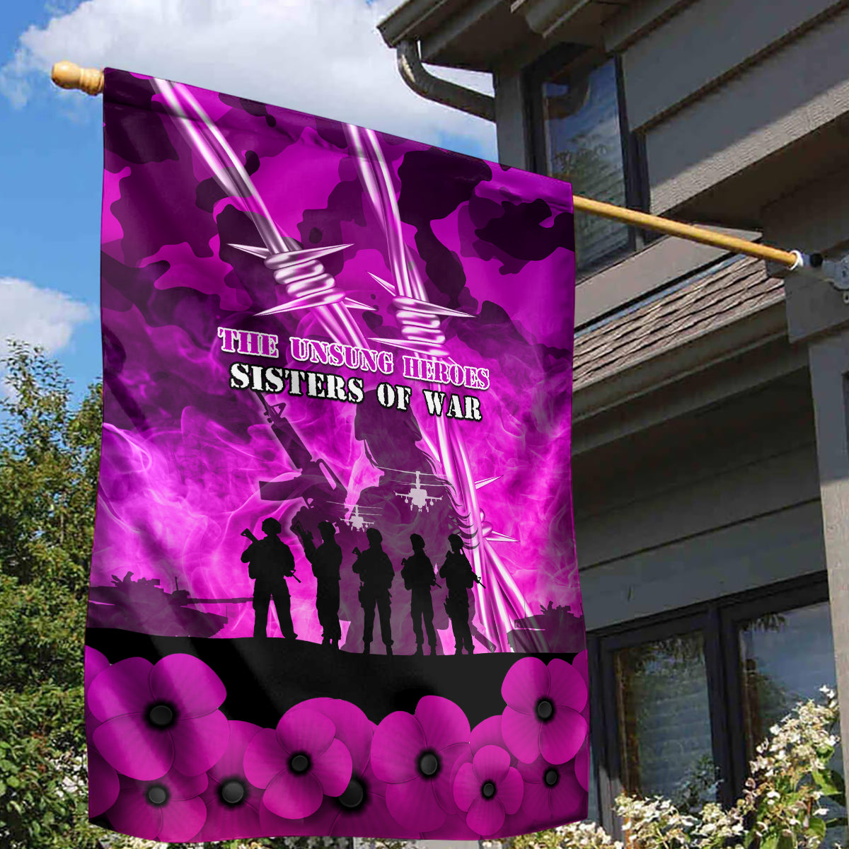 Australia ANZAC Day Garden Flag The Unsung Heroes Sisters of War