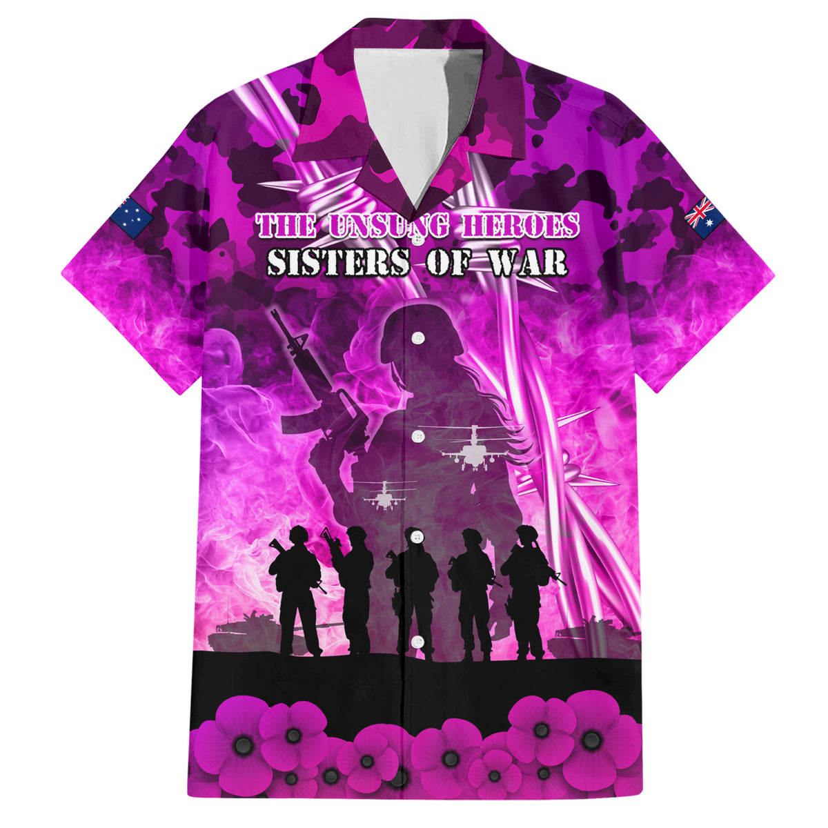 Australia ANZAC Day Hawaiian Shirt The Unsung Heroes Sisters of War