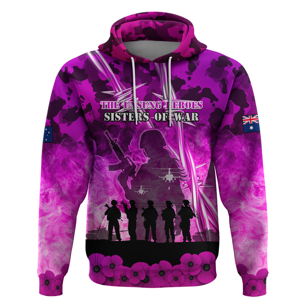 Australia ANZAC Day Hoodie The Unsung Heroes Sisters of War