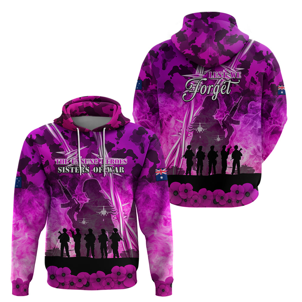 Australia ANZAC Day Hoodie The Unsung Heroes Sisters of War