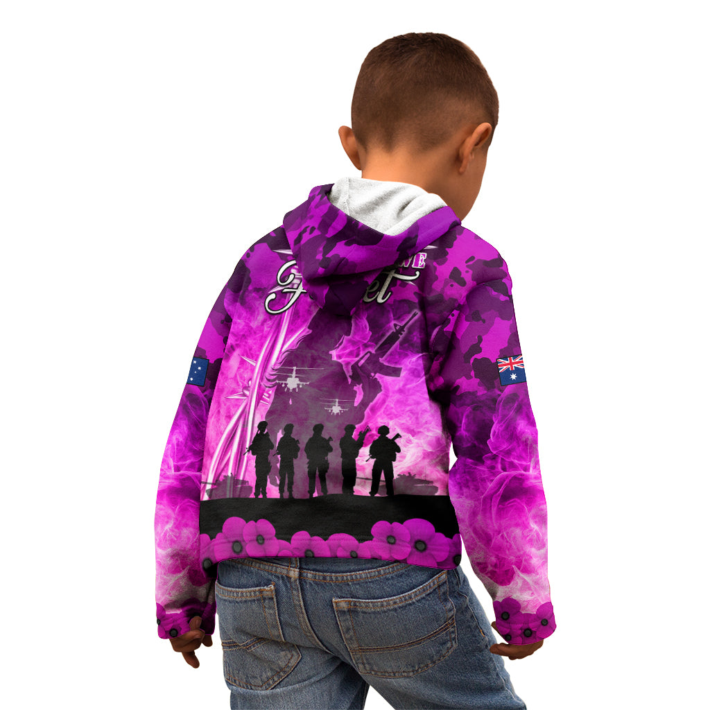 Australia ANZAC Day Kid Hoodie The Unsung Heroes Sisters of War