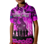Australia ANZAC Day Kid Polo Shirt The Unsung Heroes Sisters of War