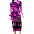 Australia ANZAC Day Long Sleeve Bodycon Dress The Unsung Heroes Sisters of War