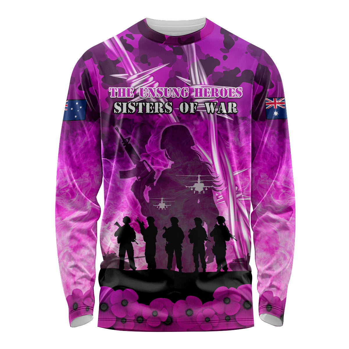 Australia ANZAC Day Long Sleeve Shirt The Unsung Heroes Sisters of War