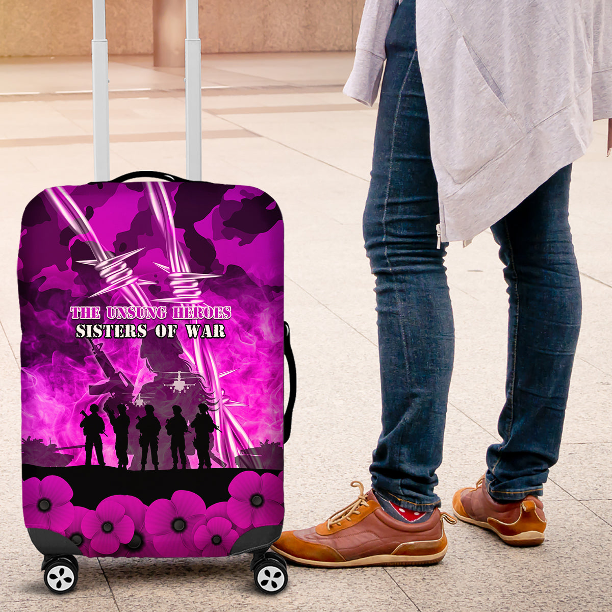 Australia ANZAC Day Luggage Cover The Unsung Heroes Sisters of War