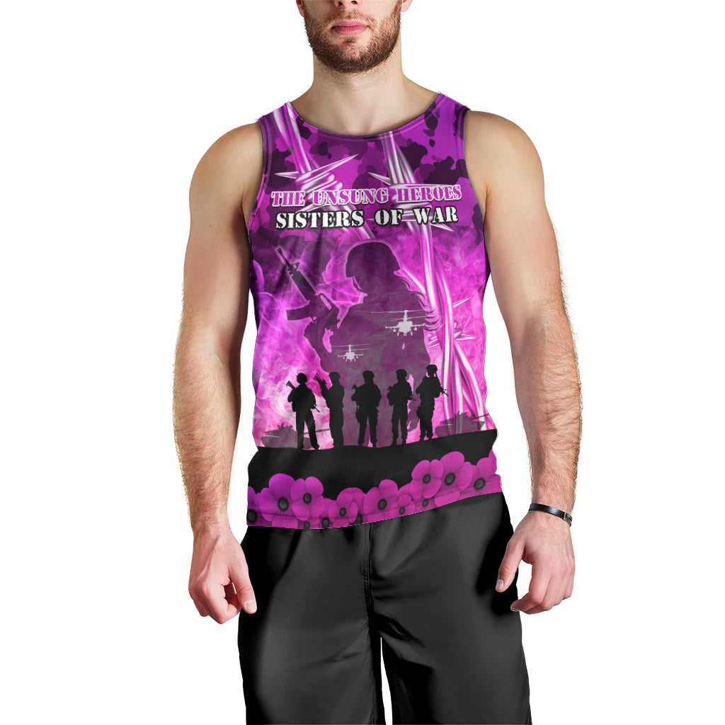 Australia ANZAC Day Men Tank Top The Unsung Heroes Sisters of War