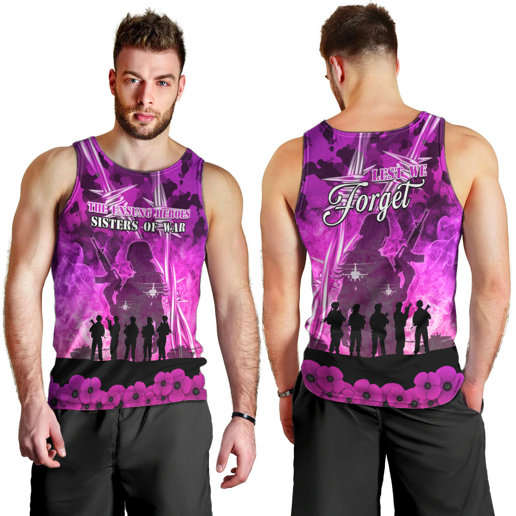 Australia ANZAC Day Men Tank Top The Unsung Heroes Sisters of War