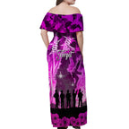 Australia ANZAC Day Off Shoulder Maxi Dress The Unsung Heroes Sisters of War