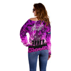 Australia ANZAC Day Off Shoulder Sweater The Unsung Heroes Sisters of War