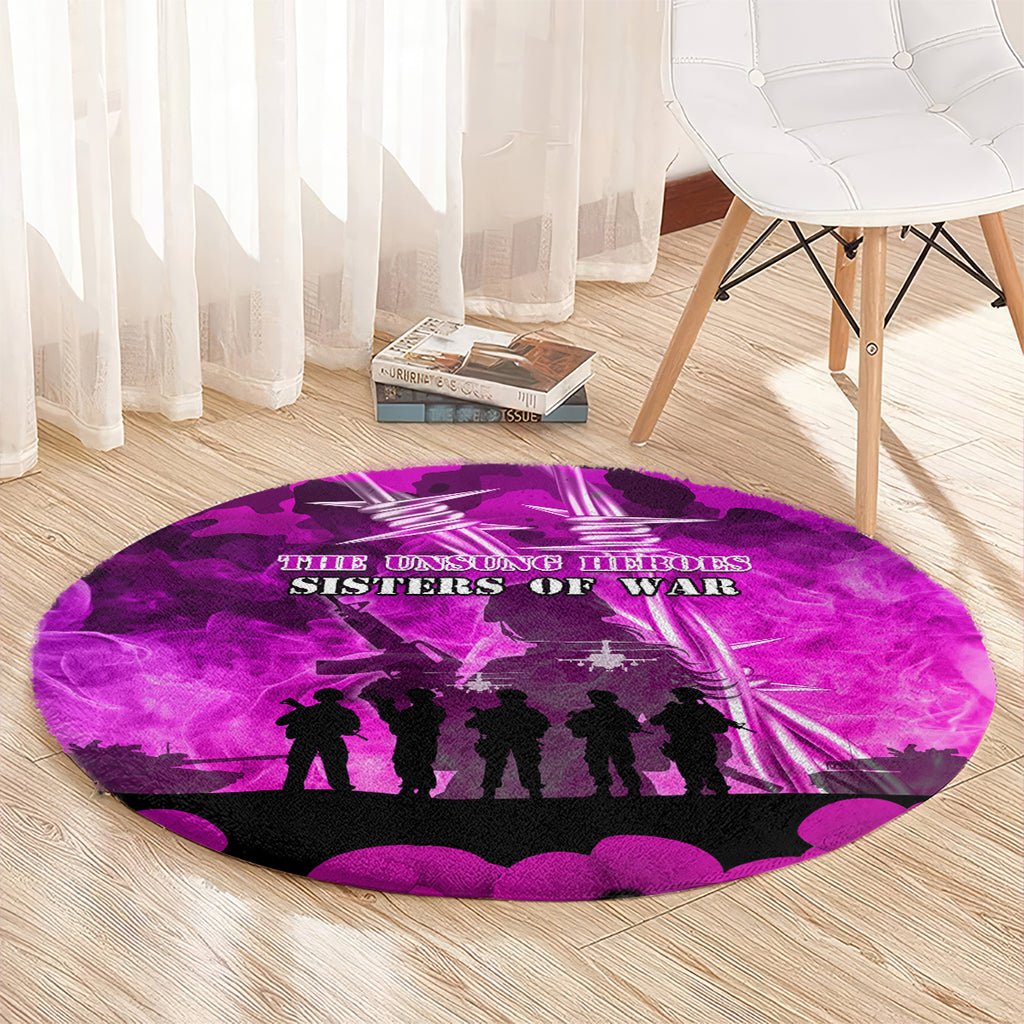 Australia ANZAC Day Round Carpet The Unsung Heroes Sisters of War