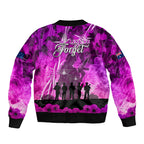 Australia ANZAC Day Sleeve Zip Bomber Jacket The Unsung Heroes Sisters of War