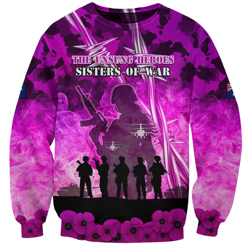 Australia ANZAC Day Sweatshirt The Unsung Heroes Sisters of War