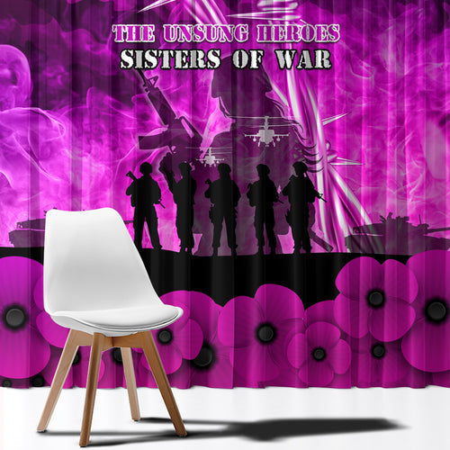 Australia ANZAC Day Window Curtain The Unsung Heroes Sisters of War
