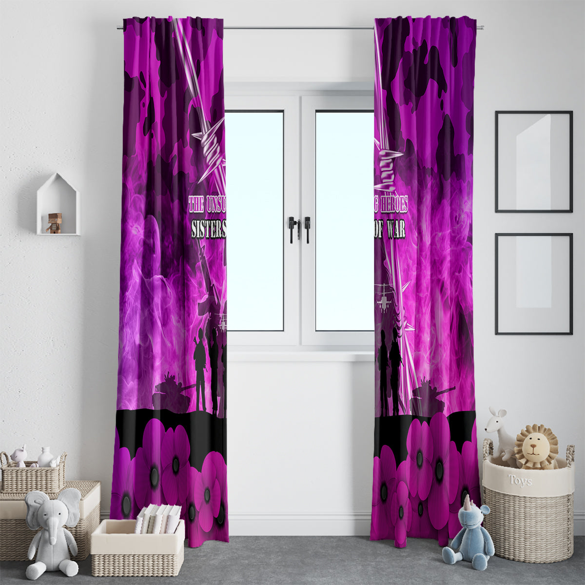 Australia ANZAC Day Window Curtain The Unsung Heroes Sisters of War