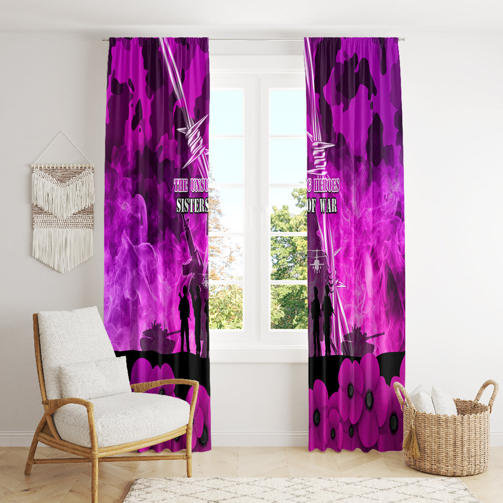 Australia ANZAC Day Window Curtain The Unsung Heroes Sisters of War