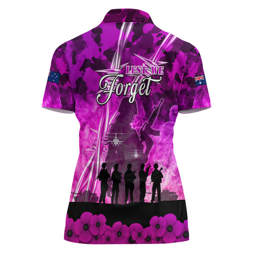 Australia ANZAC Day Women Polo Shirt The Unsung Heroes Sisters of War