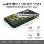 Rugby New Zealand And South Africa Baby Bed Cover Silver Fern With Springboks