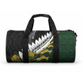 Rugby New Zealand And South Africa Duffle Bag Silver Fern With Springboks