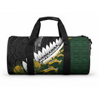 Rugby New Zealand And South Africa Duffle Bag Silver Fern With Springboks