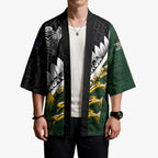 Custom Rugby New Zealand And South Africa Kimono Silver Fern With Springboks