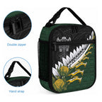 Rugby New Zealand And South Africa Lunch Bag Silver Fern With Springboks