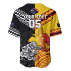 New Zealand And Papua New Guinea Rugby Custom Baseball Jersey Maori Kiwi With Bird of Paradise