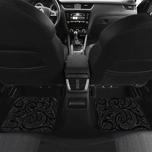 New Zealand And Papua New Guinea Rugby Custom Car Mats Maori Kiwi With Bird of Paradise