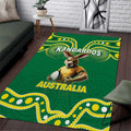 Australia Rugby Custom Area Rug Kangaroos Make History Pacific Champions