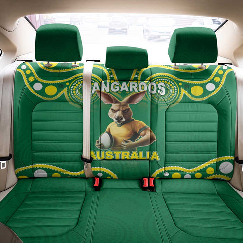 Australia Rugby Custom Back Car Seat Cover Kangaroos Make History Pacific Champions