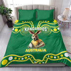 Australia Rugby Custom Bedding Set Kangaroos Make History Pacific Champions