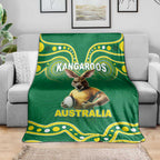 Australia Rugby Custom Blanket Kangaroos Make History Pacific Champions