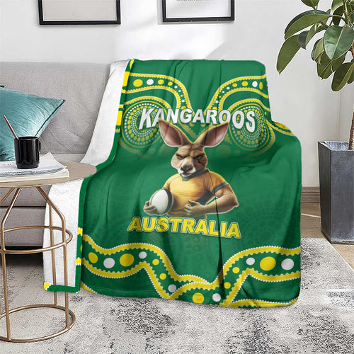 Australia Rugby Custom Blanket Kangaroos Make History Pacific Champions