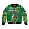 Australia Rugby Custom Bomber Jacket Kangaroos Make History Pacific Champions