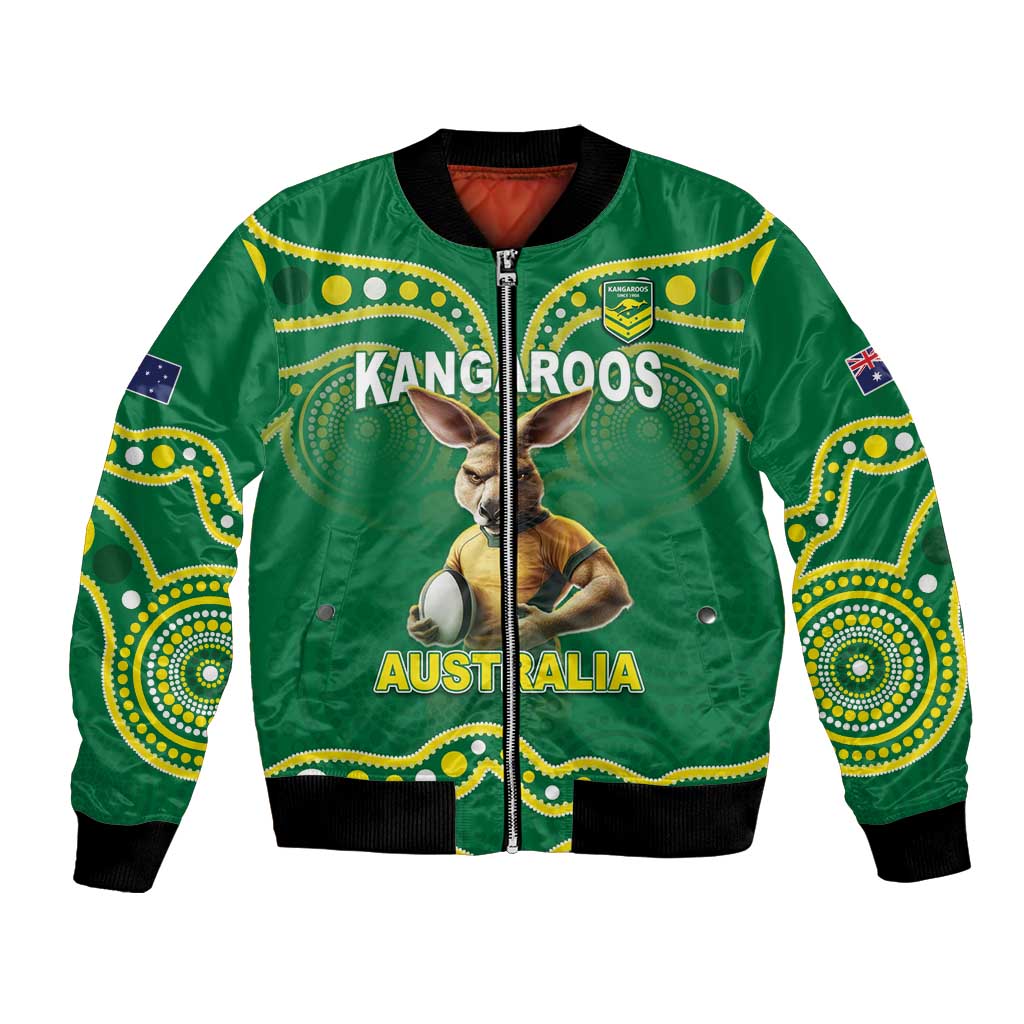 Australia Rugby Custom Bomber Jacket Kangaroos Make History Pacific Champions