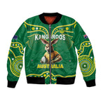 Australia Rugby Custom Bomber Jacket Kangaroos Make History Pacific Champions