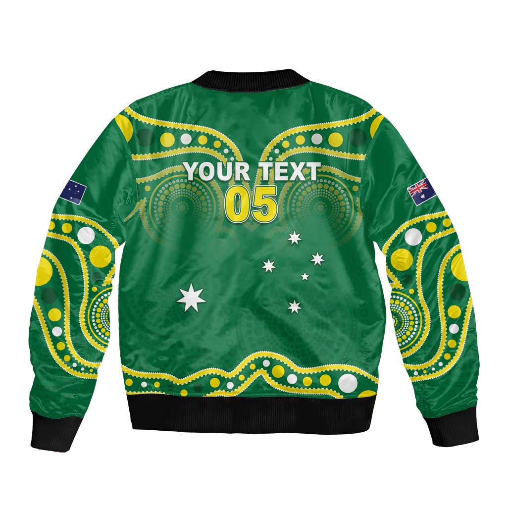 Australia Rugby Custom Bomber Jacket Kangaroos Make History Pacific Champions