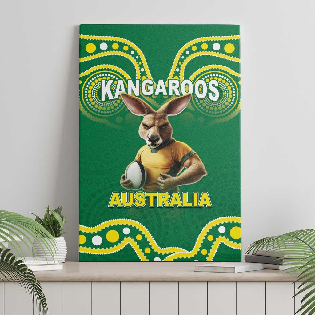 Australia Rugby Custom Canvas Wall Art Kangaroos Make History Pacific Champions