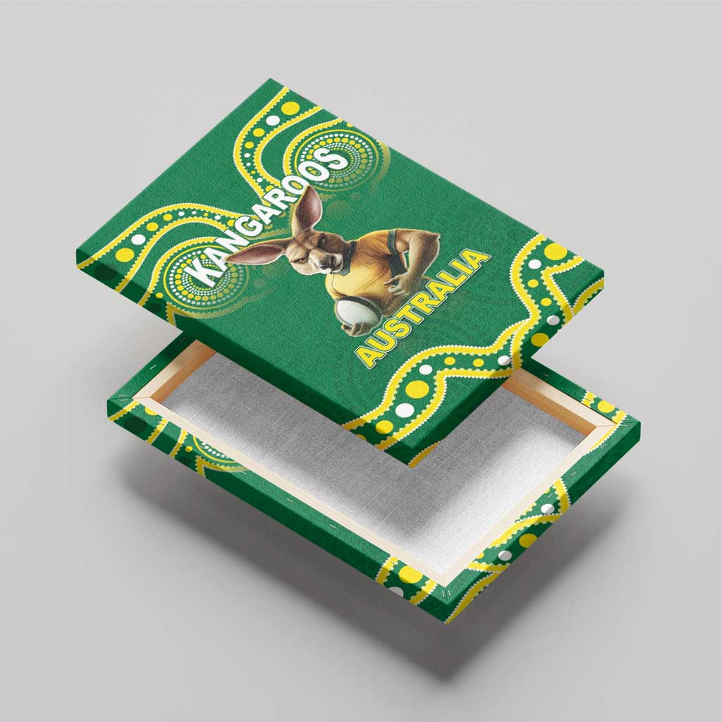 Australia Rugby Custom Canvas Wall Art Kangaroos Make History Pacific Champions