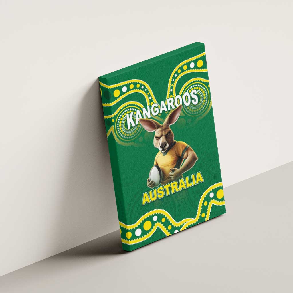 Australia Rugby Custom Canvas Wall Art Kangaroos Make History Pacific Champions