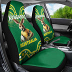 Australia Rugby Custom Car Seat Cover Kangaroos Make History Pacific Champions