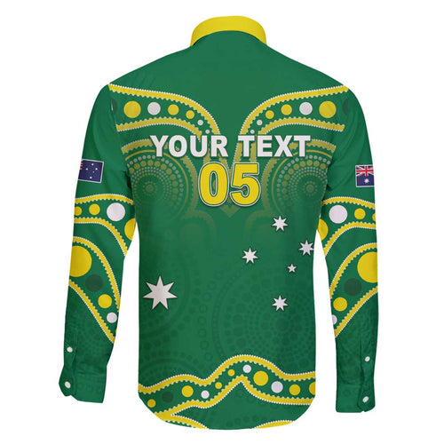Australia Rugby Custom Family Matching Off The Shoulder Long Sleeve Dress and Hawaiian Shirt Kangaroos Make History Pacific Champions