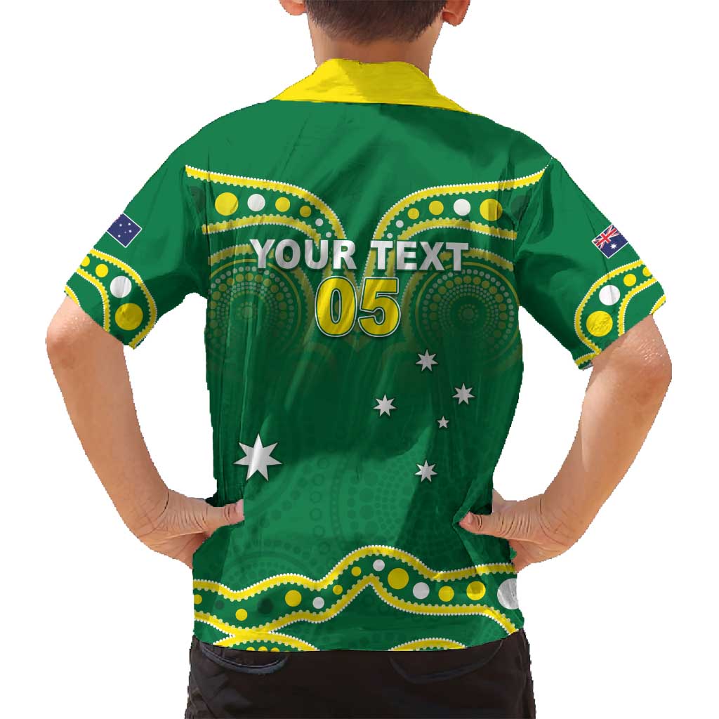 Australia Rugby Custom Family Matching Off Shoulder Short Dress and Hawaiian Shirt Kangaroos Make History Pacific Champions